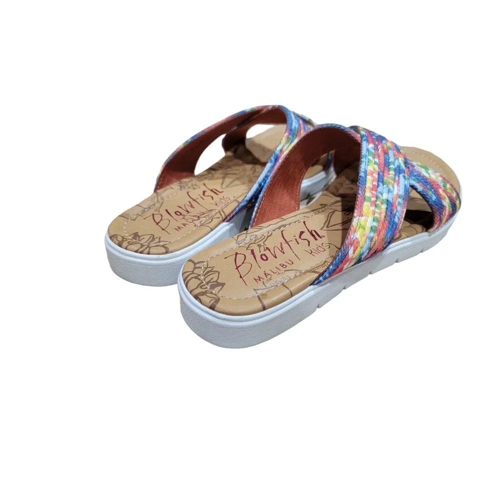 Blowfish Malibu Kids Youth Girl's Brielle-K Tie-Dye Slide Sandals Size 5